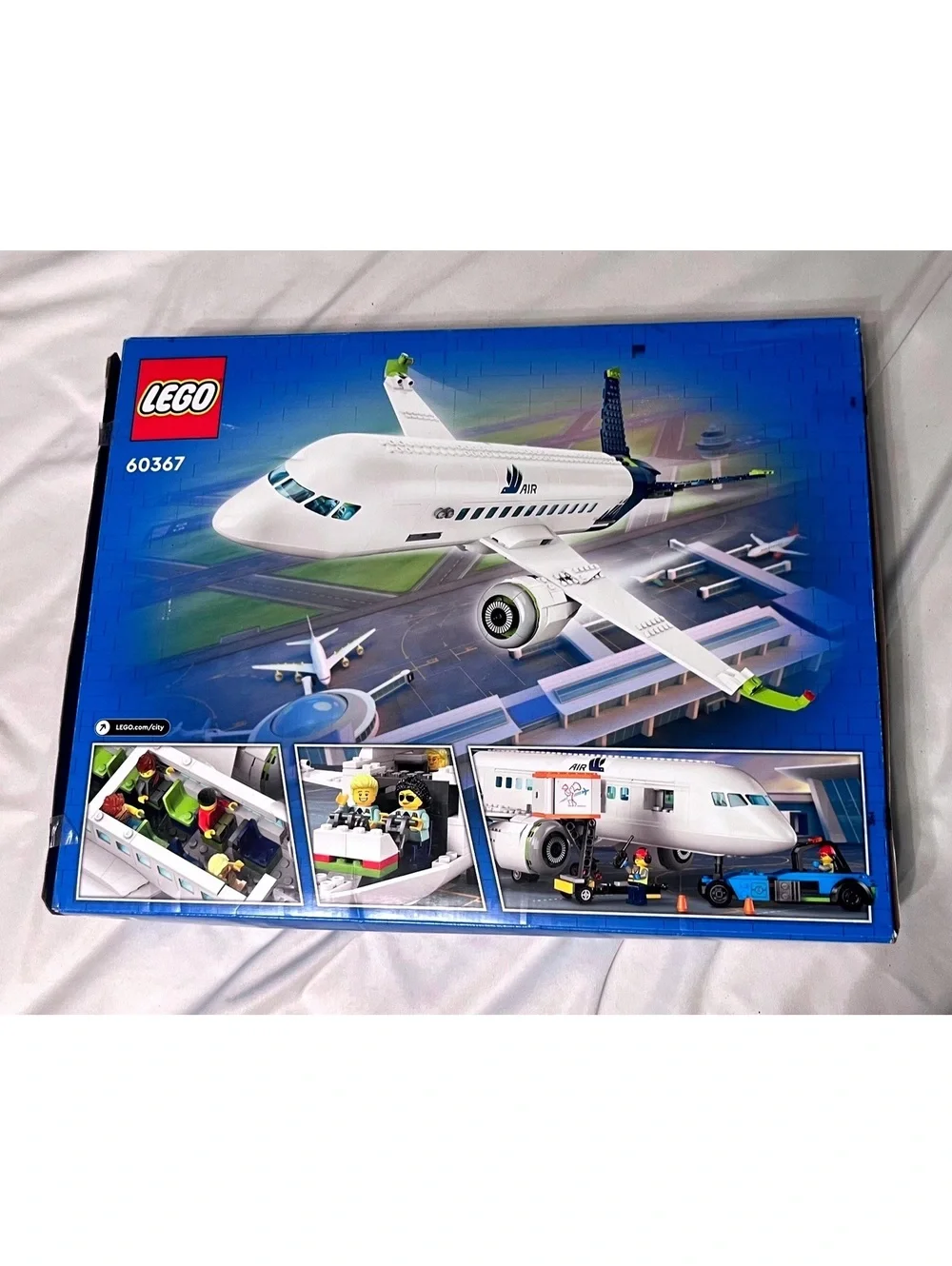 LEGO City 60367 Passenger Airplane Set New Sealed Unopened Box MISB